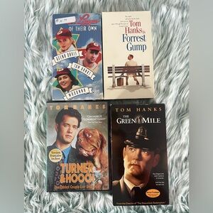 Tom Hanks Movie Collection, 3 VHS and 1 DVD